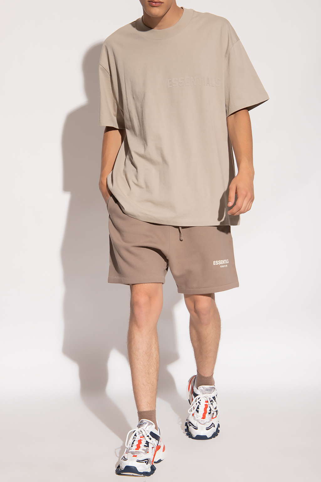 Beige Shorts with logo Fear Of God Essentials - Vitkac Canada